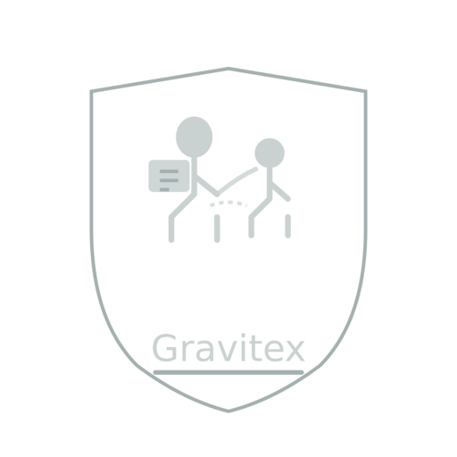 Логотип Gravitex